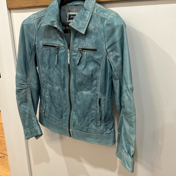 Plonge genuine leather distressed jacket - Picture 3 of 7